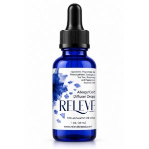 Releve Allergy/Cold Diffuser Drops 1 oz dropper bottle