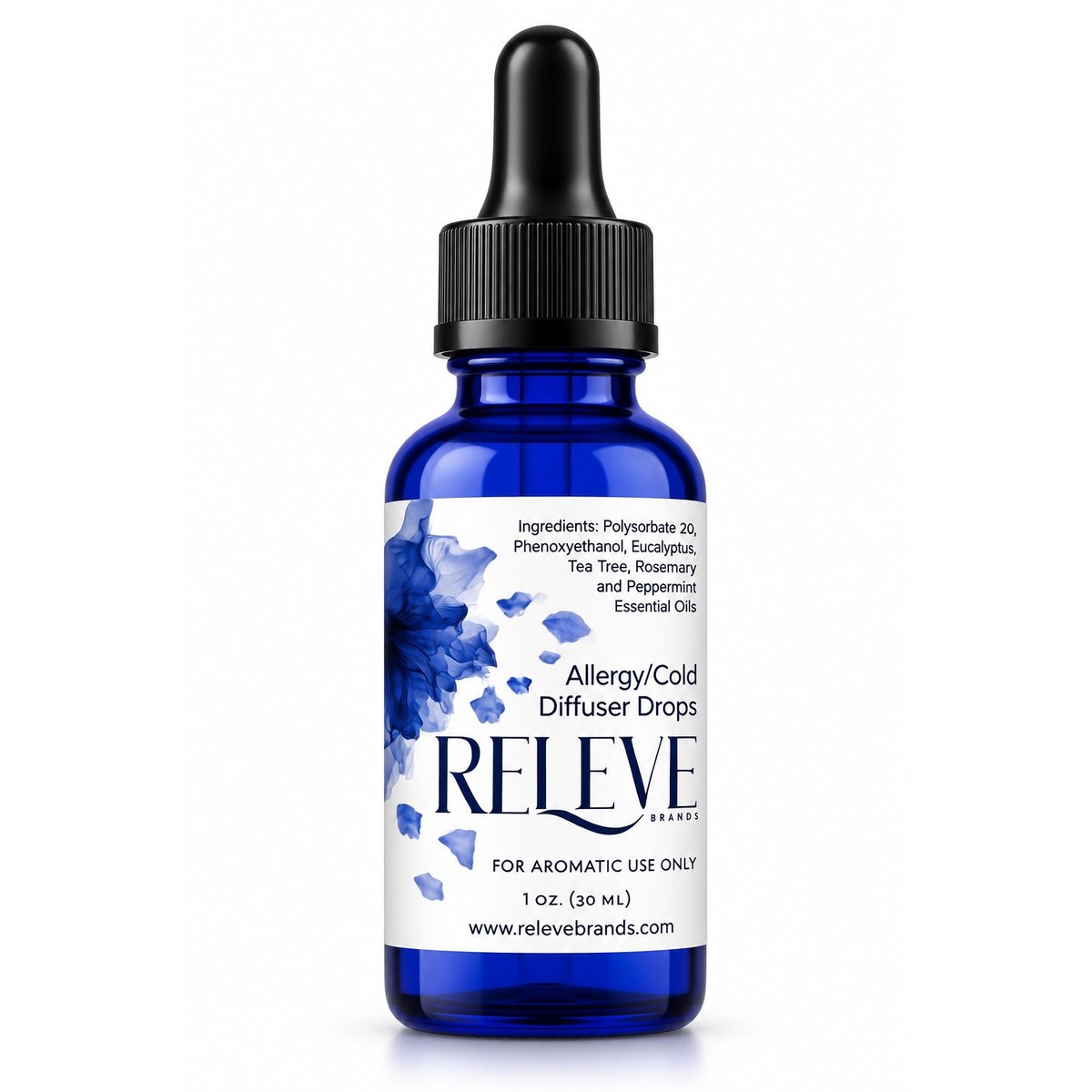 Releve Allergy/Cold Diffuser Drops 1 oz dropper bottle